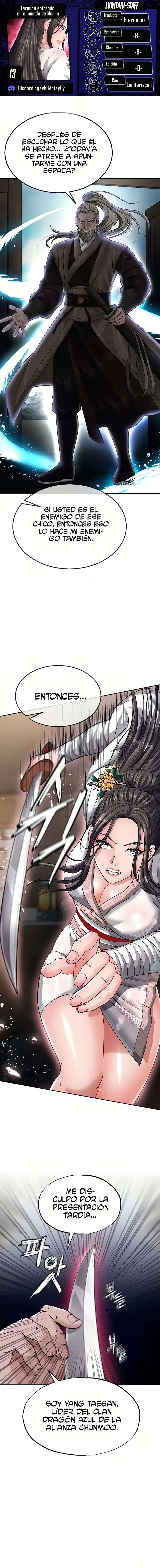 Terminé entrando en el mundo Murim Capítulo 13 - Page 1
