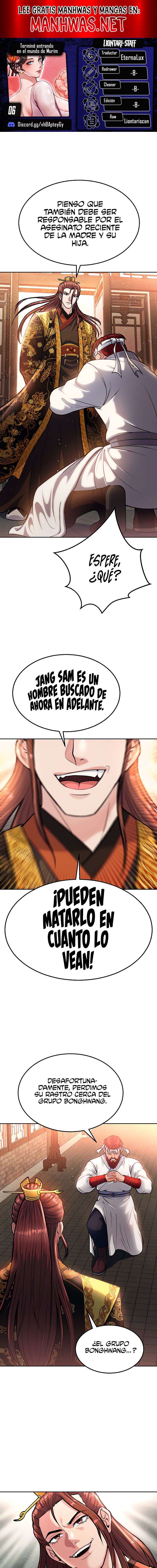 Terminé entrando en el mundo Murim Capítulo 6 - Page 1