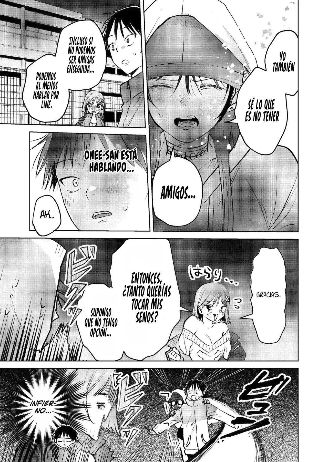 Haitatsu-saki no Onee-san ga Kowa Sugiru Hanashi Capítulo 16 - Page 34