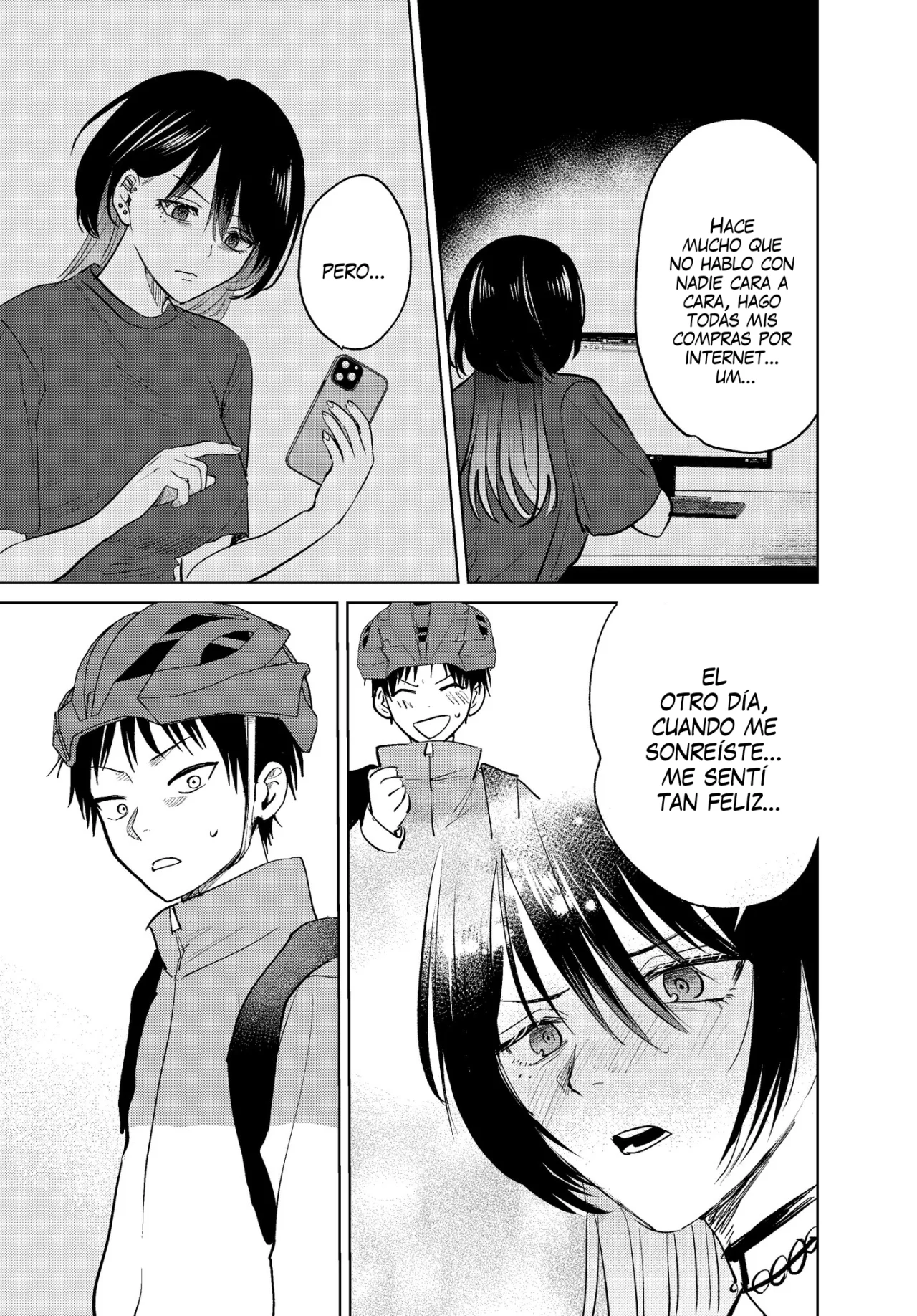 Haitatsu-saki no Onee-san ga Kowa Sugiru Hanashi Capítulo 2.3 - Page 3