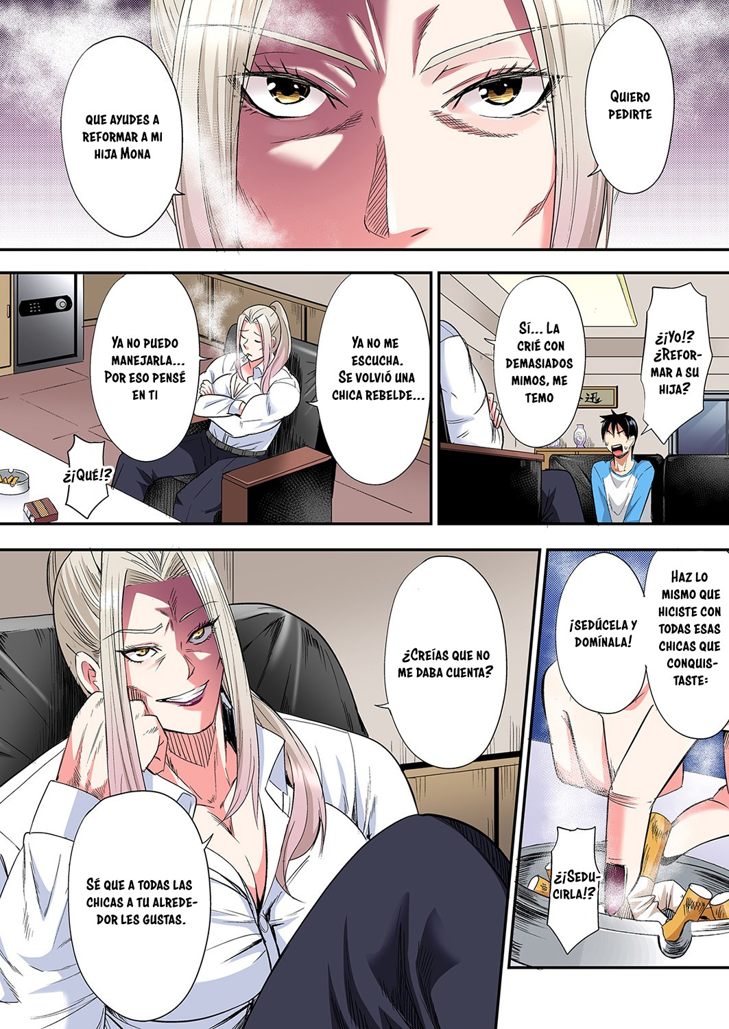 Técnicas educativas con una mamá gyaru Capítulo 111 - Page 3