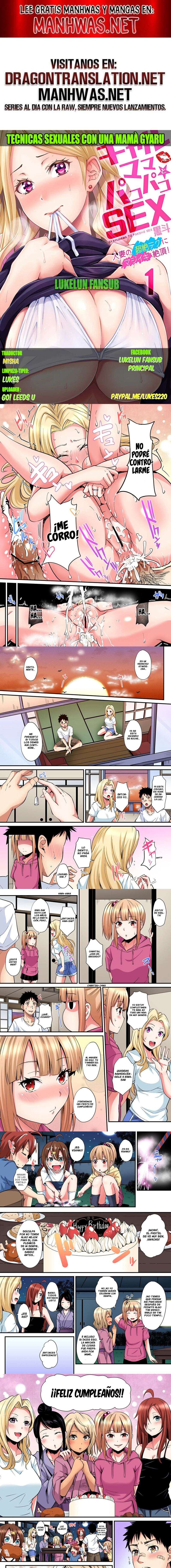 Técnicas educativas con una mamá gyaru Capítulo 52 - Page 1
