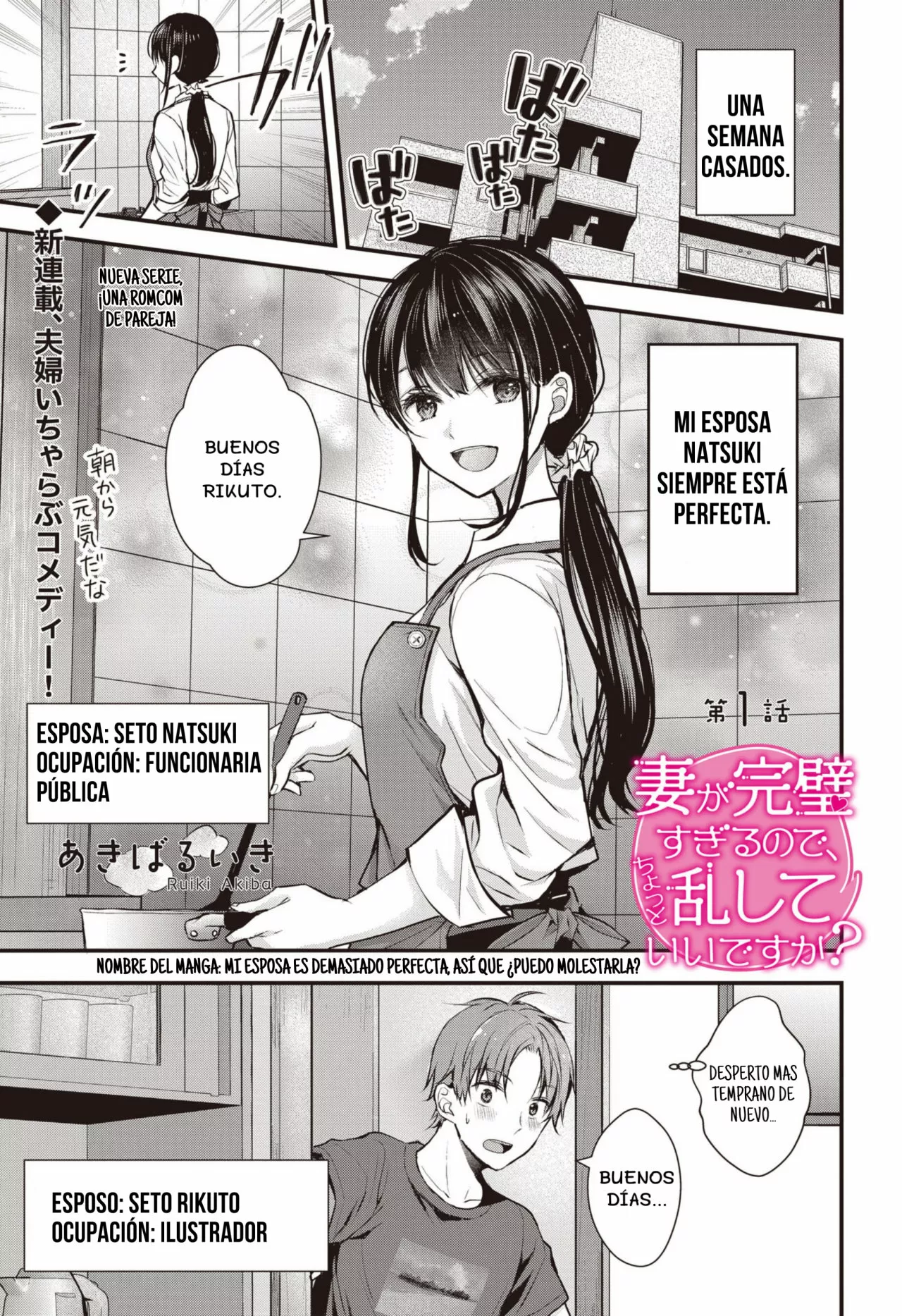 Tsuma ga Kanpeki sugiru node, Chotto Midashite Ii desu ka? Capítulo 1 - Page 2