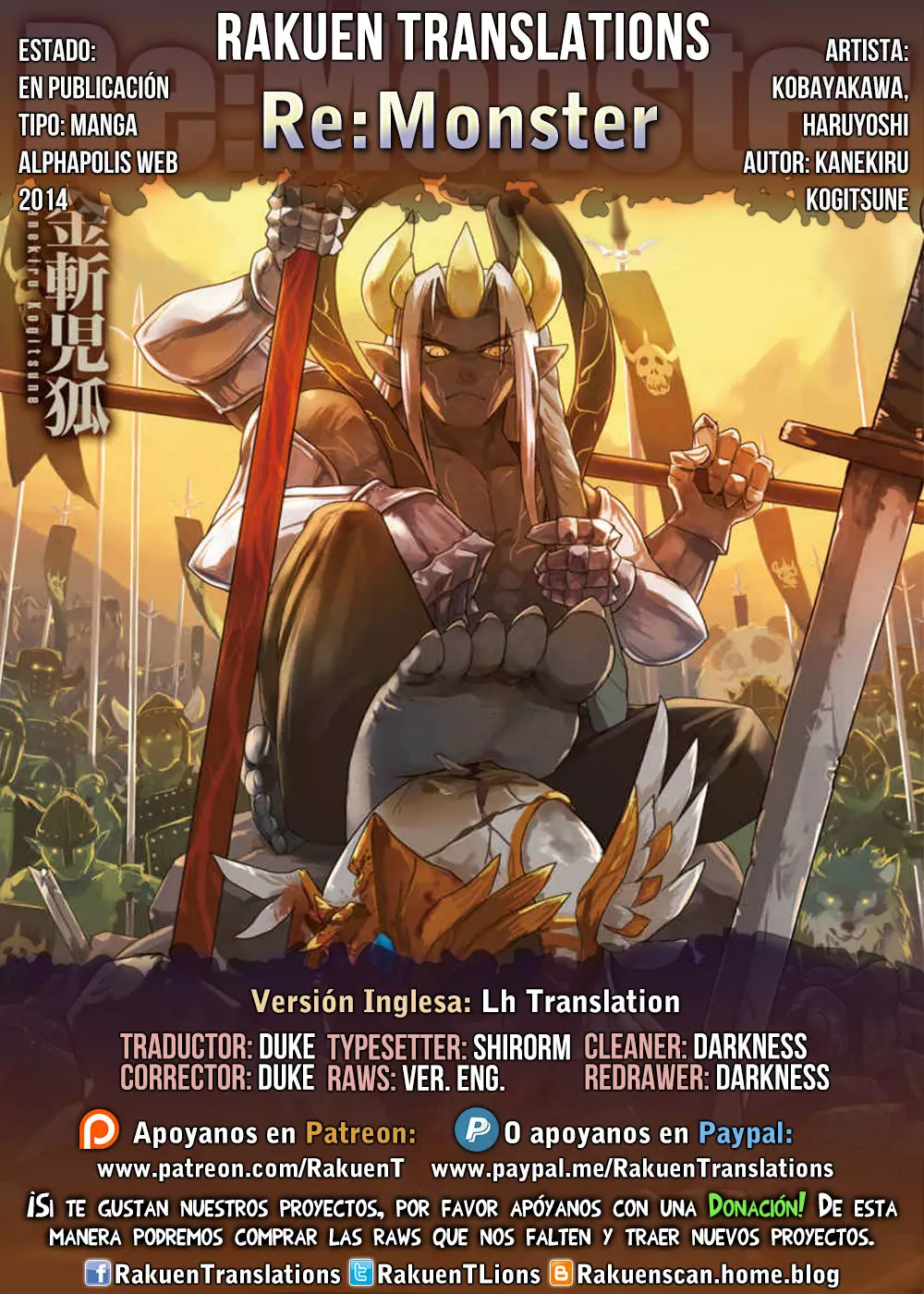 Re:Monster Capítulo 69 - Page 1