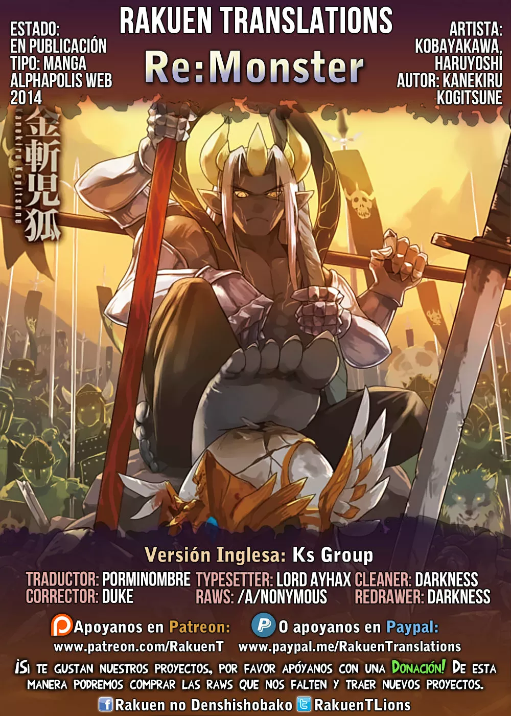 Re:Monster Capítulo 90 - Page 1