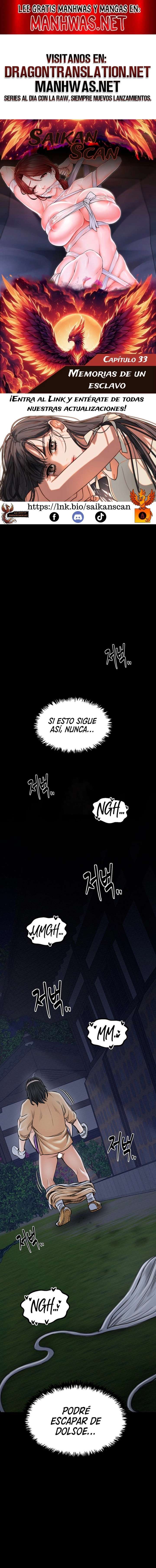 La historia de un esclavo Capítulo 33 - Page 1