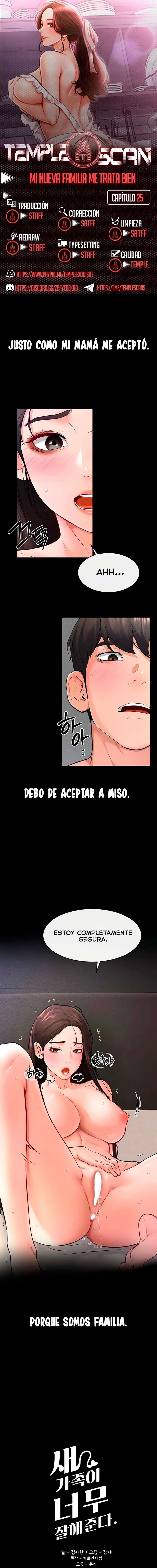 Mi nueva familia es muy amable. Capítulo 25 - Page 1