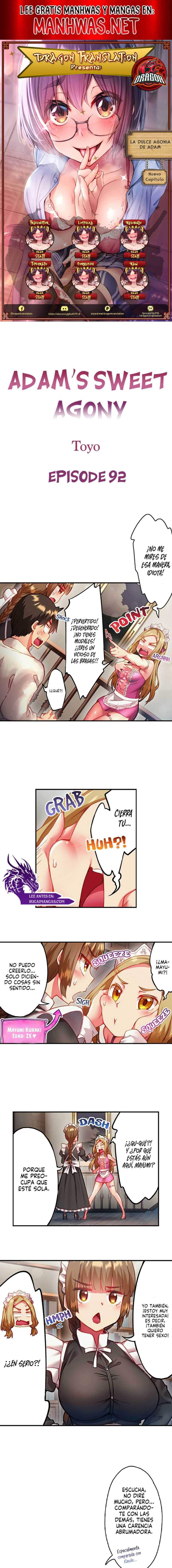 La dulce agonia de Adam Capítulo 92 - Page 1