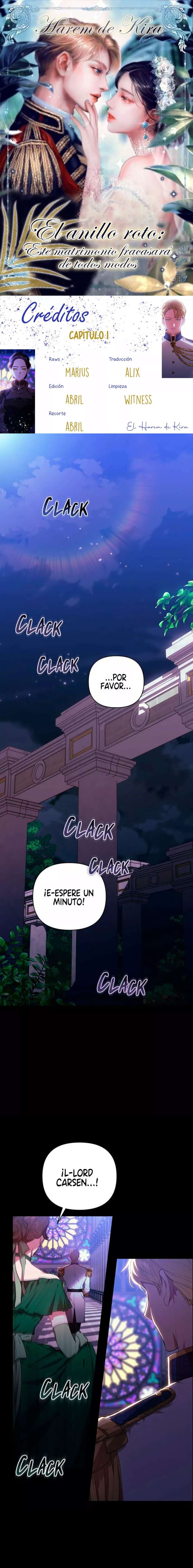 The Broken Ring This Marriage Will Fail Anyway Capítulo 1 - Page 1