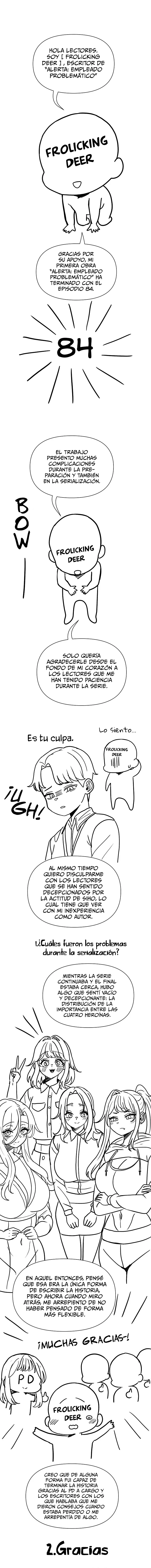 Alerta: Empleado Problematico Capítulo 84.5 - Page 2