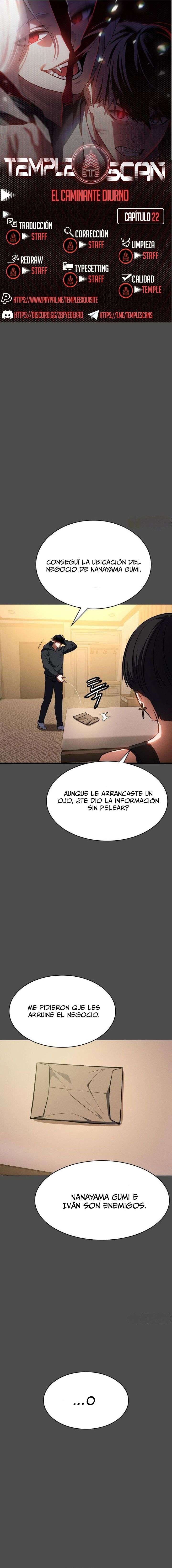 El Caminante Diurno Capítulo 22 - Page 1