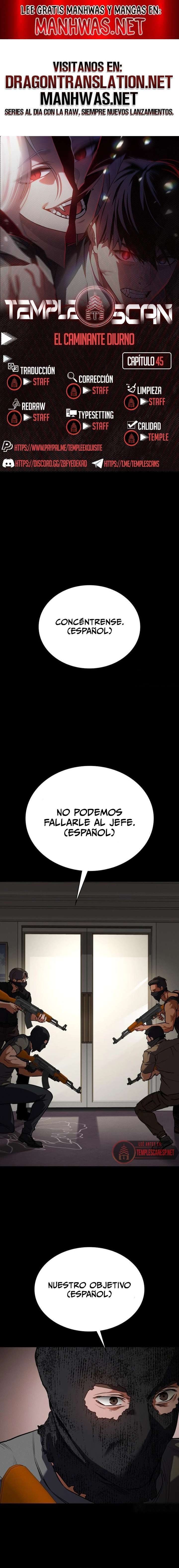 El Caminante Diurno Capítulo 45 - Page 1