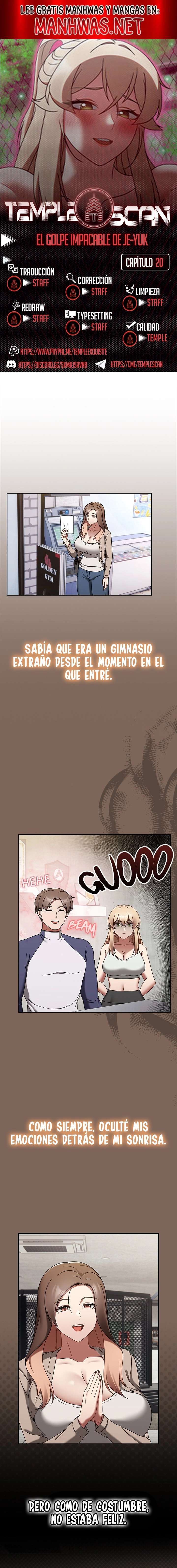 El Golpe Implacable De Je-Yuk Capítulo 20 - Page 1