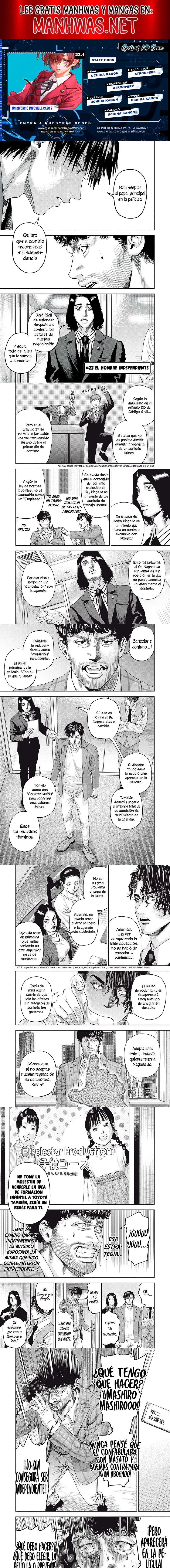 UN DIVORCIO IMPOSIBLE CASO 2 Capítulo 22.1 - Page 1