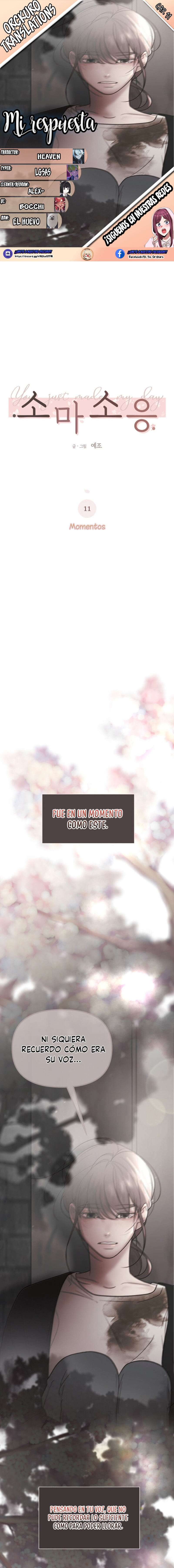 Mi Respuesta Capítulo 11 - Page 1