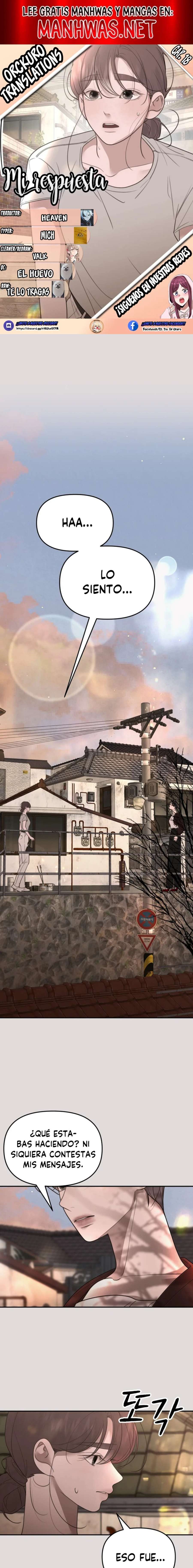Mi Respuesta Capítulo 18 - Page 1