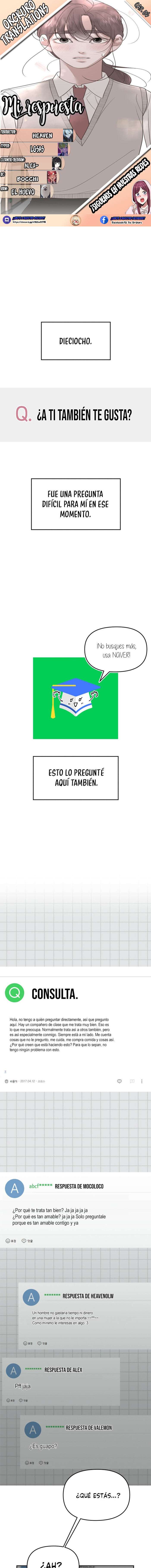 Mi Respuesta Capítulo 6 - Page 1