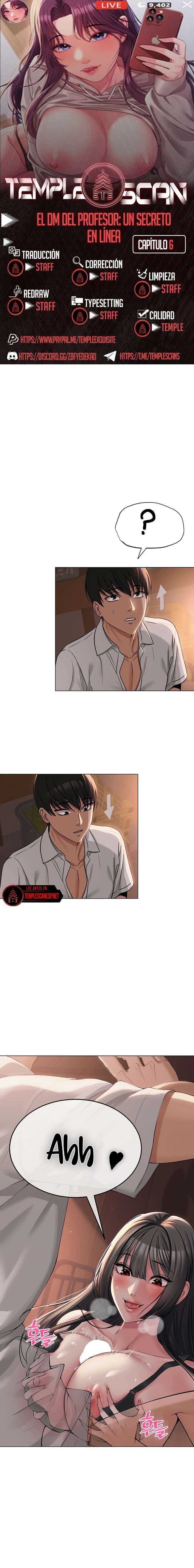 El DM Del Profesor: Un Secreto En Línea Capítulo 6 - Page 1