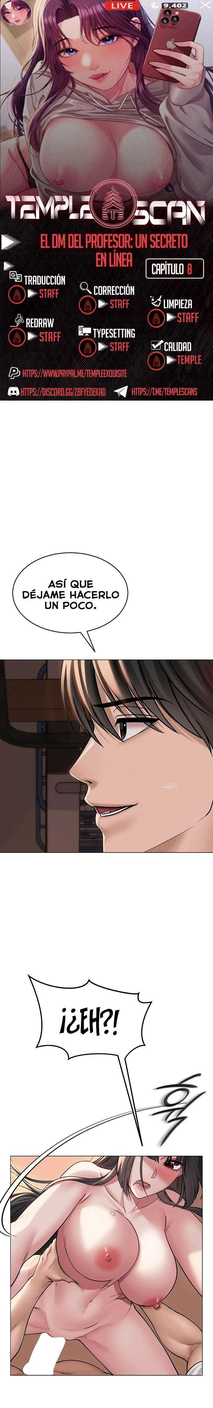 El DM Del Profesor: Un Secreto En Línea Capítulo 8 - Page 1