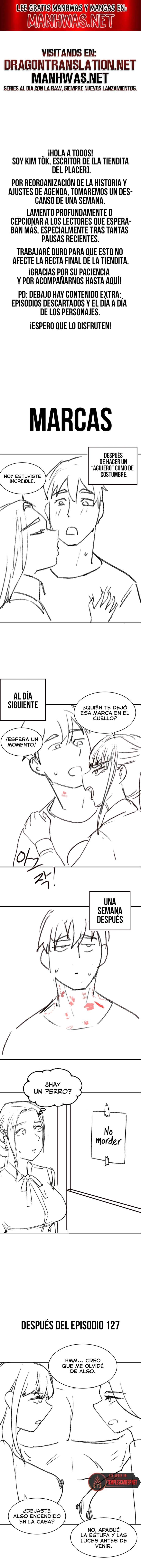 La Tienda del Placer Capítulo 127.5 - Page 1