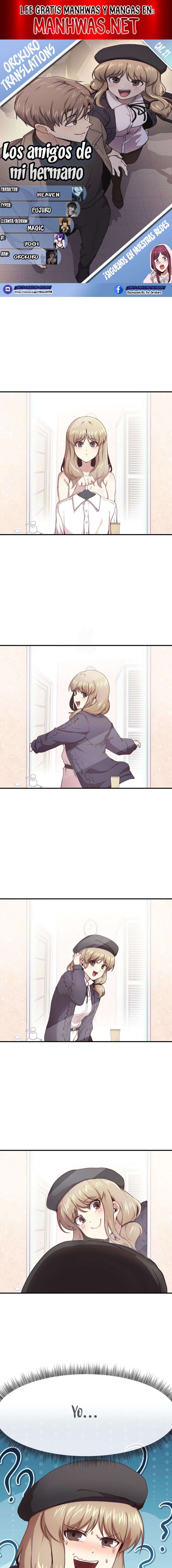 Los Amigos de mi Hermano Capítulo 27 - Page 1