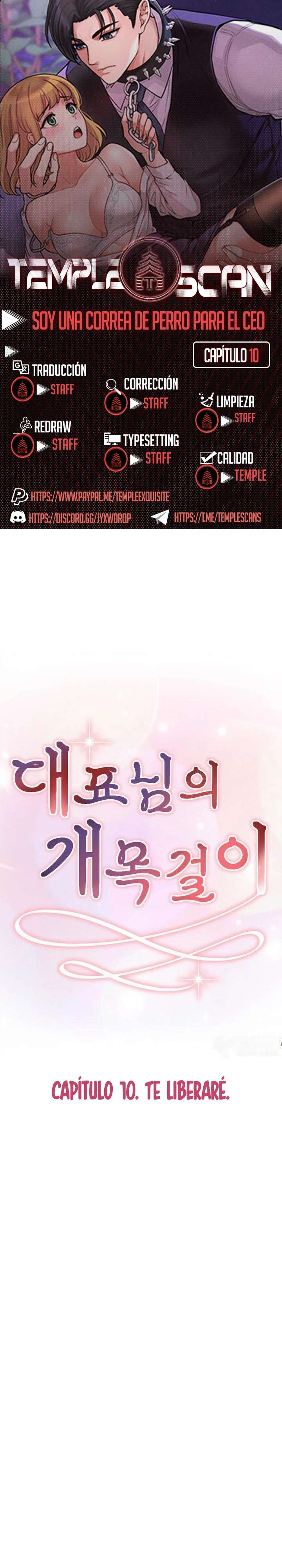 Soy Una Correa De Perro Para El CEO Capítulo 10 - Page 1