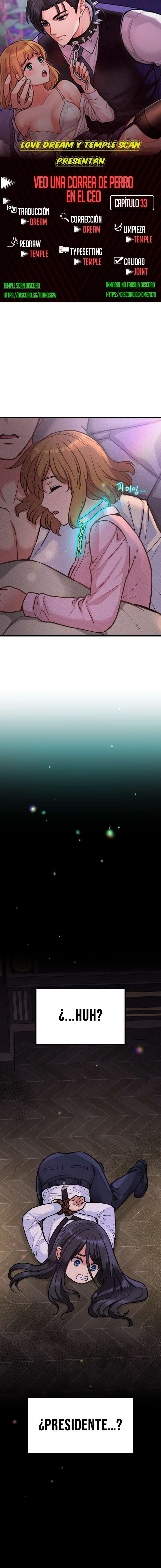 Soy Una Correa De Perro Para El CEO Capítulo 33 - Page 1