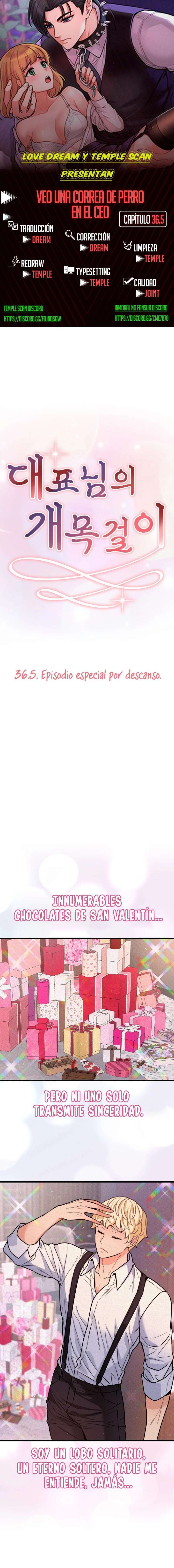 Soy Una Correa De Perro Para El CEO Capítulo 36.5 - Page 1