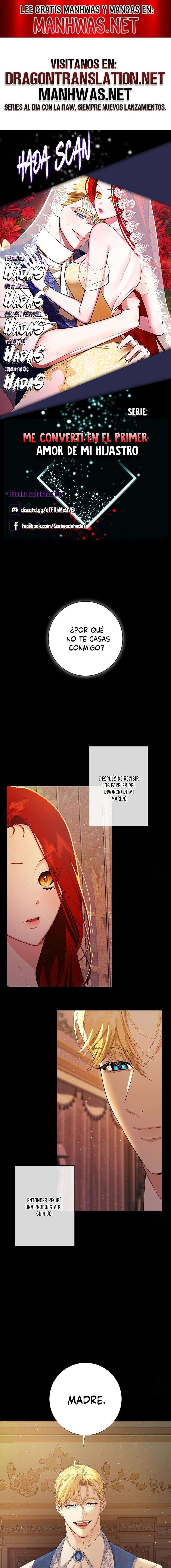 Me convertí en el primer amor de mi hijastro Capítulo 1 - Page 1