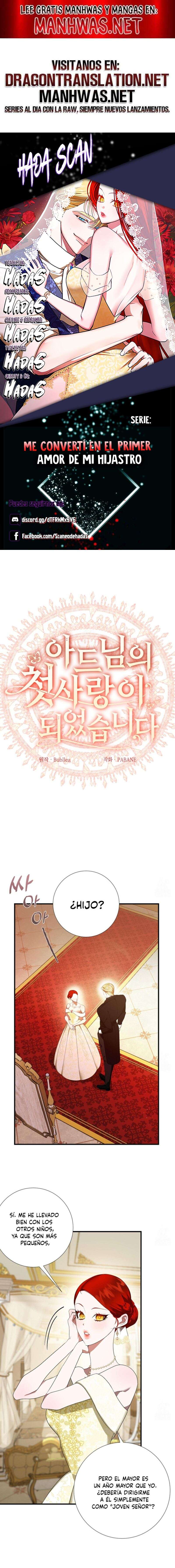 Me convertí en el primer amor de mi hijastro Capítulo 3 - Page 1