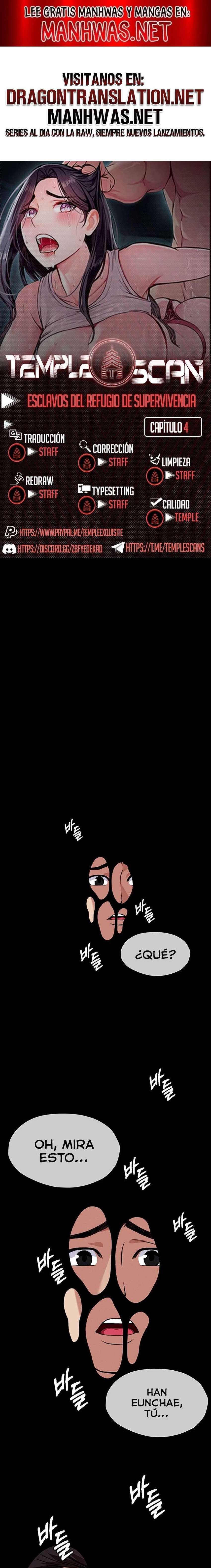 Esclavos Del Refugio De Supervivencia Capítulo 4 - Page 1