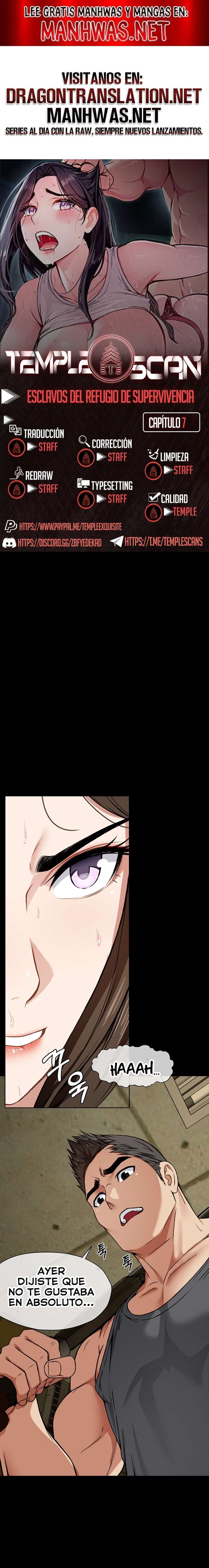 Esclavos Del Refugio De Supervivencia Capítulo 7 - Page 1