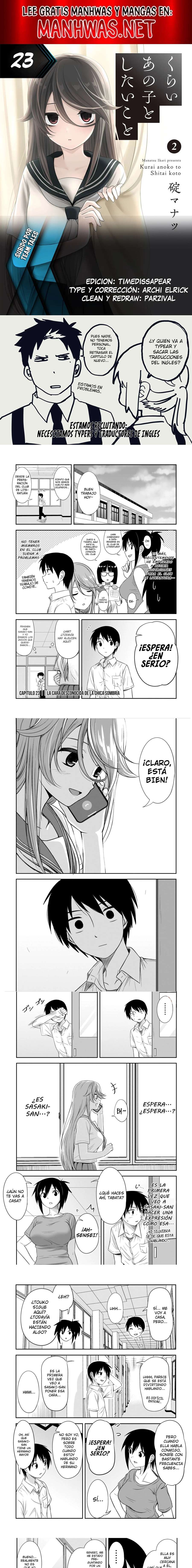 Kurai Anoko to Shitai koto Capítulo 23 - Page 1