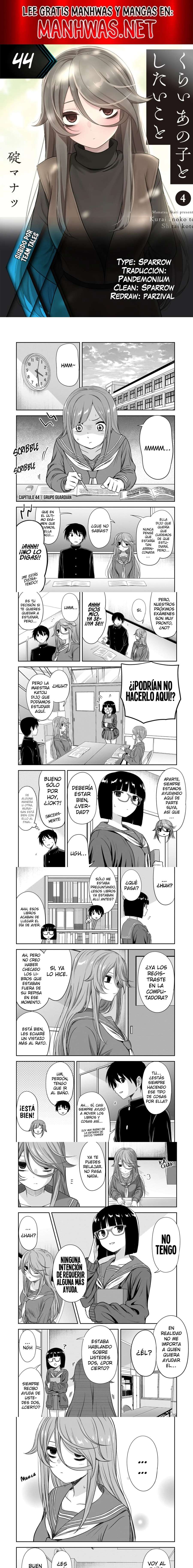 Kurai Anoko to Shitai koto Capítulo 44 - Page 1