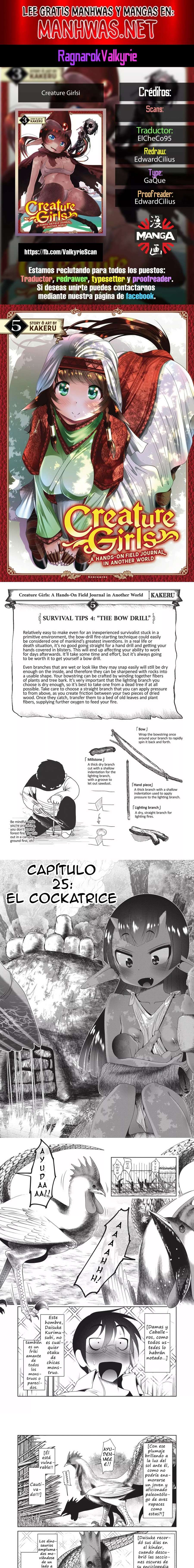 Creature Girls: A Hands-On Field Journal in Another World Capítulo 25 - Page 1