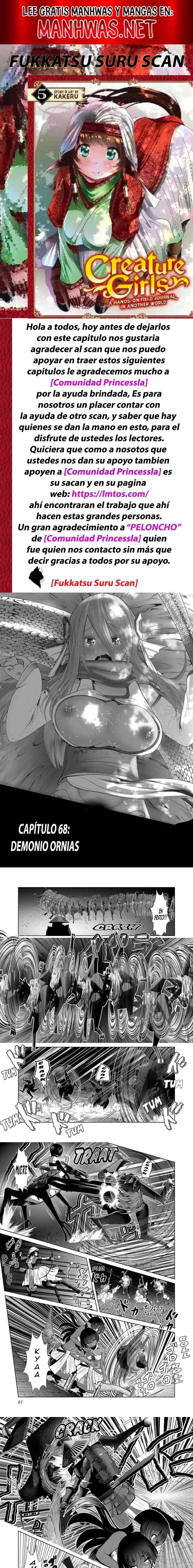 Creature Girls: A Hands-On Field Journal in Another World Capítulo 68 - Page 1