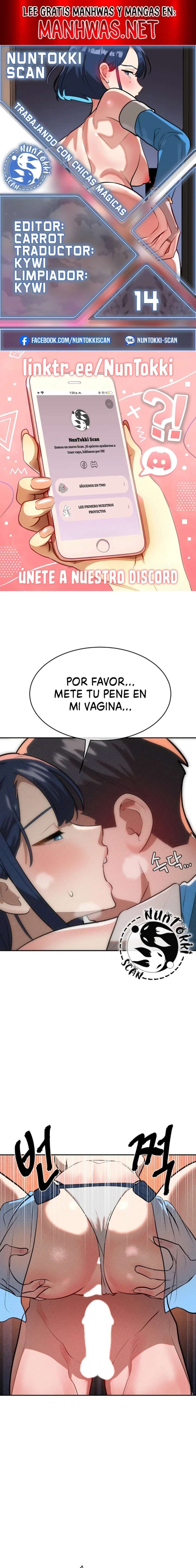 Trabajando con chicas mágicas Capítulo 14 - Page 1