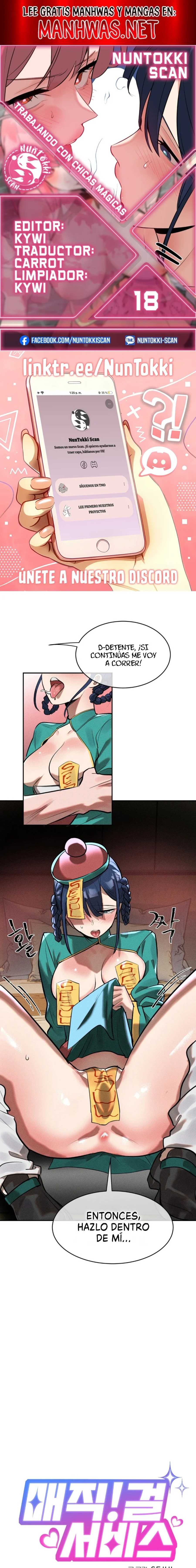 Trabajando con chicas mágicas Capítulo 18 - Page 1