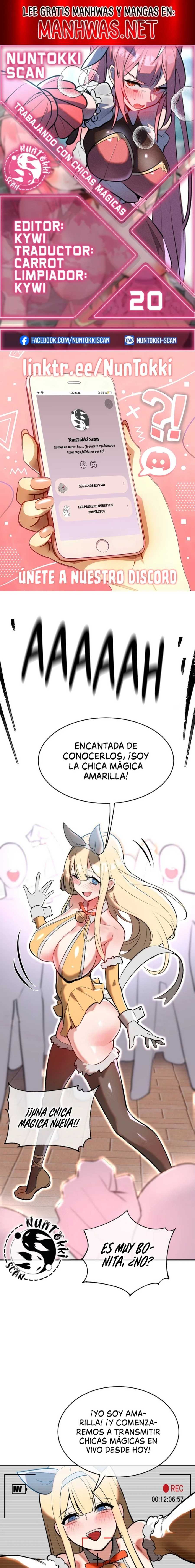 Trabajando con chicas mágicas Capítulo 20 - Page 1