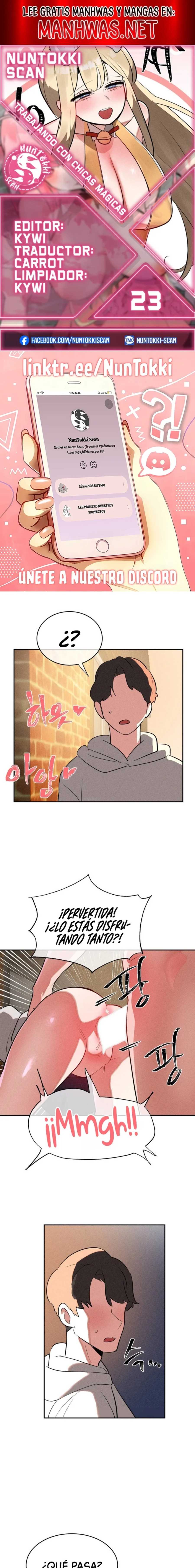 Trabajando con chicas mágicas Capítulo 23 - Page 1