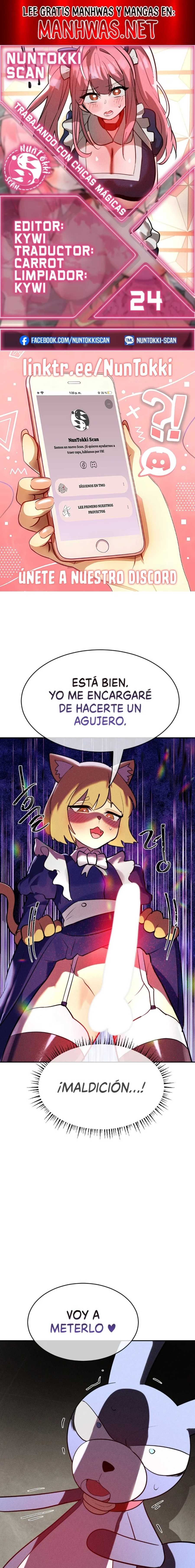 Trabajando con chicas mágicas Capítulo 24 - Page 1