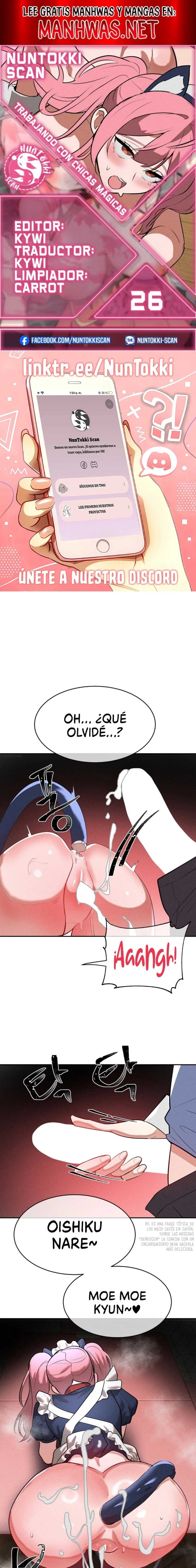Trabajando con chicas mágicas Capítulo 26 - Page 1