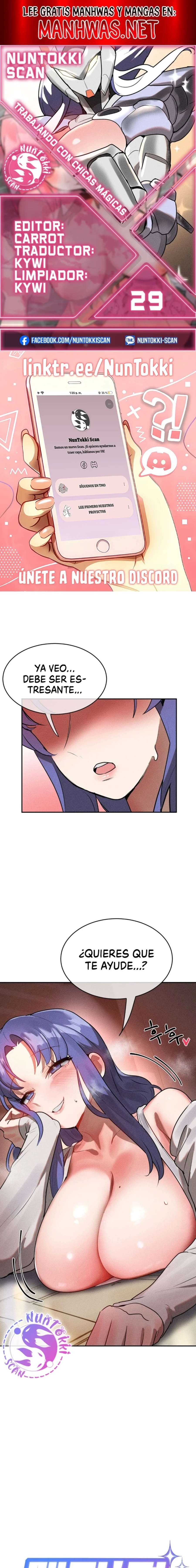 Trabajando con chicas mágicas Capítulo 29 - Page 1