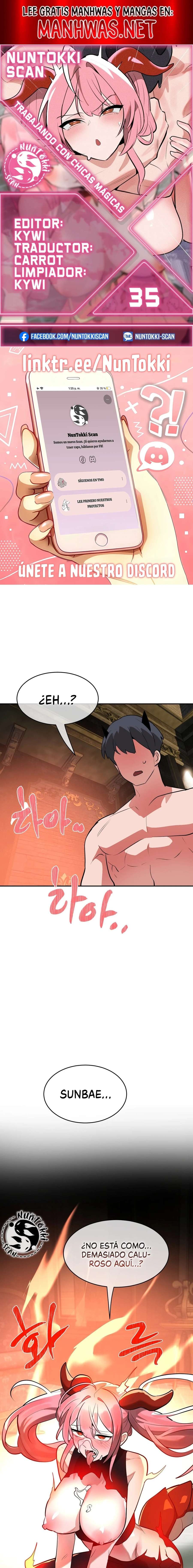 Trabajando con chicas mágicas Capítulo 35 - Page 1