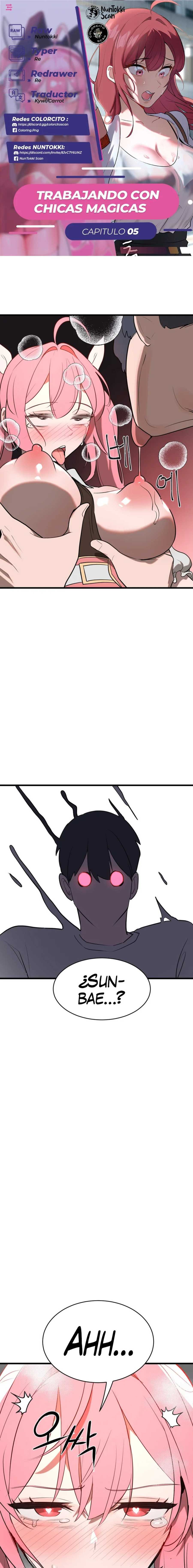 Trabajando con chicas mágicas Capítulo 5 - Page 1