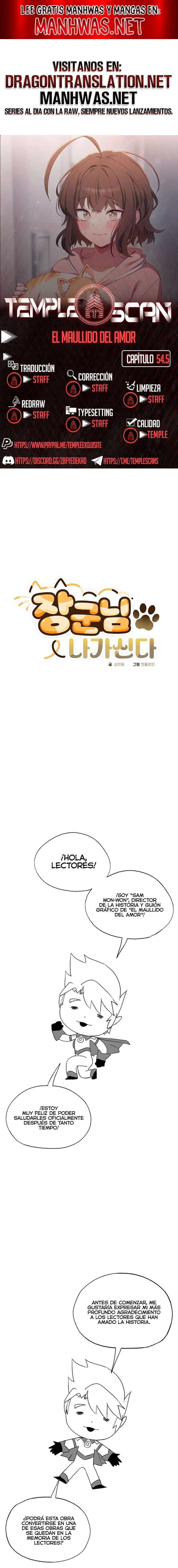 Maullidos de amor Capítulo 54.5 - Page 1