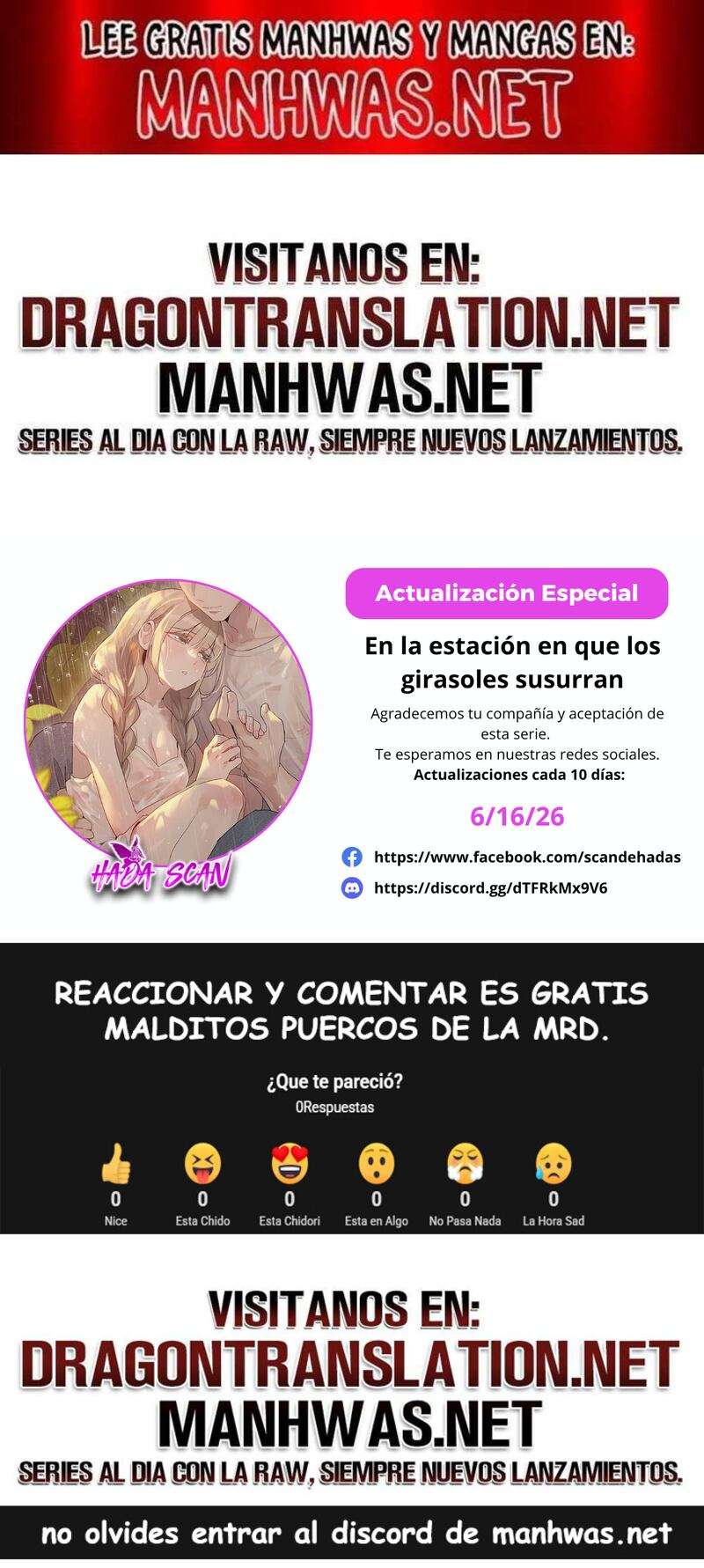 En la estación en que los girasoles susurran Capítulo 4.5 - Page 1