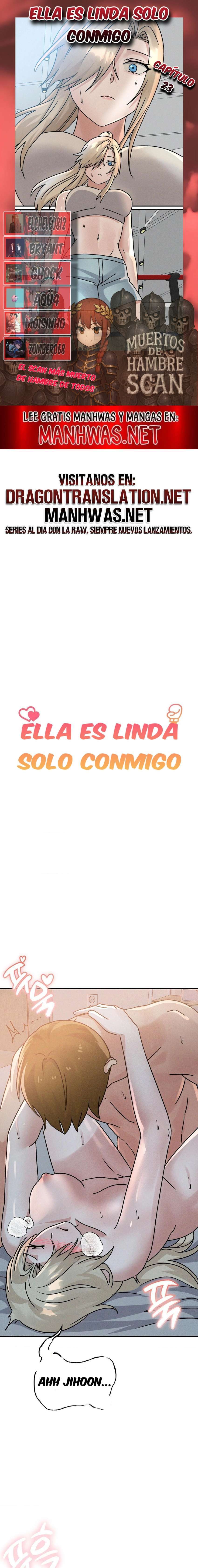 Ella es linda sólo conmigo Capítulo 23 - Page 1