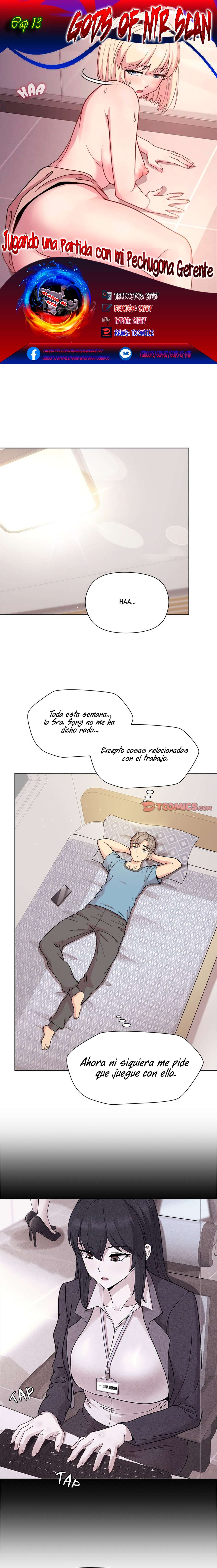 Jugando una Partida con mi Pechugona Gerente Capítulo 13 - Page 1