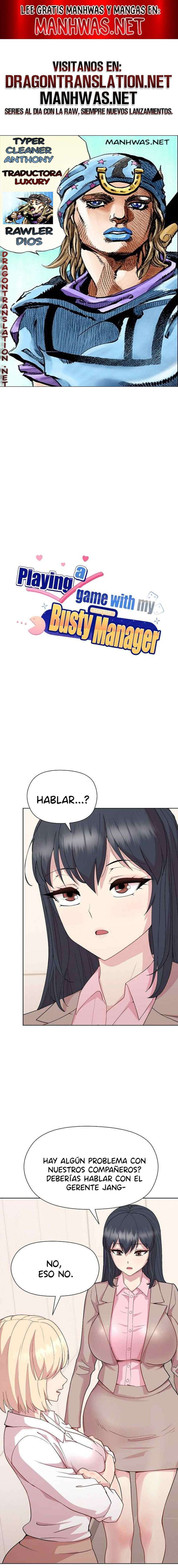 Jugando una Partida con mi Pechugona Gerente Capítulo 54 - Page 1